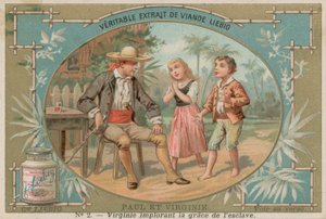 Virginie Köle İçin Yalvarıyor (kromolito) by European School