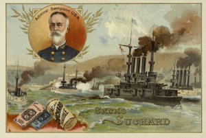 William Sampson, Amerikan amiral, İspanya-Amerika Savaşı, 1898 by European School