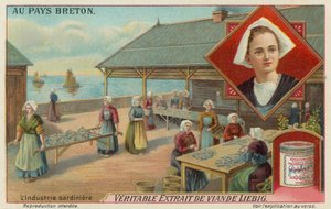 Sardalya hazırlayan kadınlar by European School