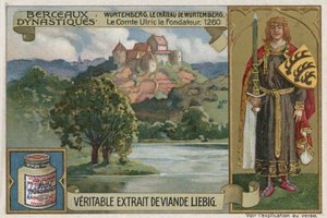 Württemberg; Wirtemberg Kalesi ve Ulrich I, Württemberg Kontu, 1260 by European School