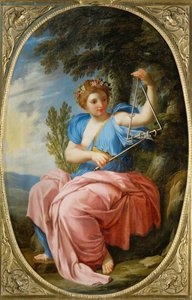 İlham perisi Terpsichore, Chambre des Muses, Louvre, Paris