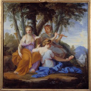 Clio, Euterpe ve Thalie Elles sırasıyla Tarih, Müzik ve Komedi ilham perileridir.