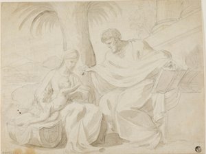 kutsal Aile by Eustache Le Sueur