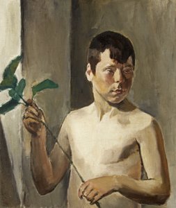 Yapraklı çocuk by Evan John Walters