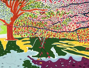 Erken Sonbahar, Prospekt parkı (dijital sanat) by Evan Sklar