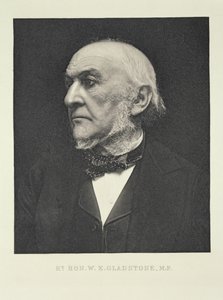 Rt. ಸನ್ಮಾನ್ಯ ವಿಲಿಯಂ ಗ್ಲಾಡ್‌ಸ್ಟೋನ್ (1809-98), MP, 1890 ಟರ್ಕ್ by Eveleen Myers