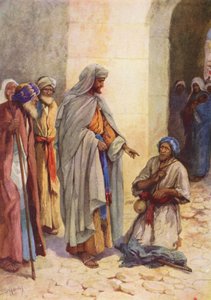 Zavallı Bir Sakat İyileşti (renkli taş baskı)