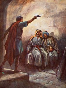 Paul ve Silas Hapishanede (renkli taş)