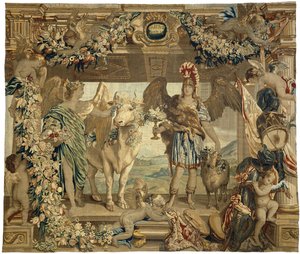 Mart ve Nisan Aylar, mevsimler, elementler, gündüz ve gece (dizi adı) by Everaert Leyniers