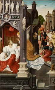 1517'de Saint Roch'un hayatından bir sahne.