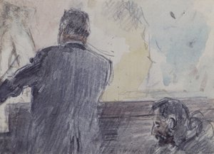 New York Tiyatrosu by Everett Shinn