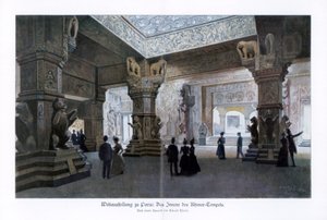 Khmer Tapınağı, Paris Dünya Fuarı, 1889, 1900.