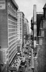 Chestnut Street, Philadelphia, Pensilvanya, ABD, c1930s