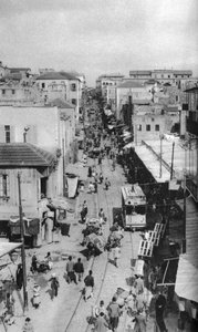 Sokak sahnesi, Beyrut, Lübnan, c1924