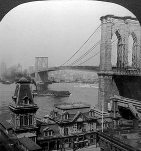 Brooklyn Köprüsü, New York, ABD.