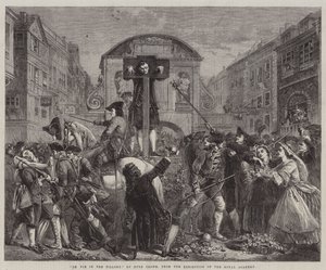 Kraliyet Akademisi Sergisinden Pillory'deki De Foe