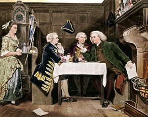Dr Johnson, Goldsmith ve Boswell, 1909