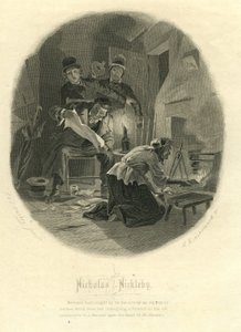Nicholas Nickleby: Newman Noggs ve Wackford Squeers, 1867