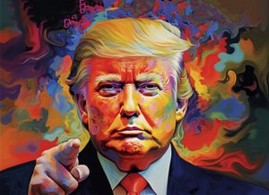 Satılık Donald Trump Portre tablosu, Duvar Sanatı Baskıları ve Çerçeveli Tablo