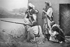 Afridis savaş yolunda, 1902