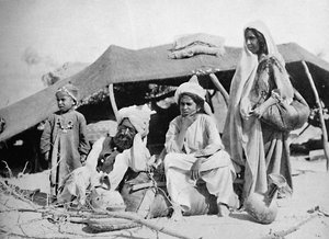 Üç kuşak Brahui göçebesi, Doğu Belucistan, 1902