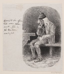 "Evdeki yedinci baba" için illüstrasyon by F. Hendriksen