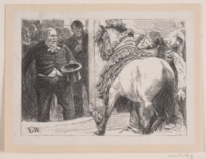 "Herremandsbruden" için illüstrasyon by F. Hendriksen