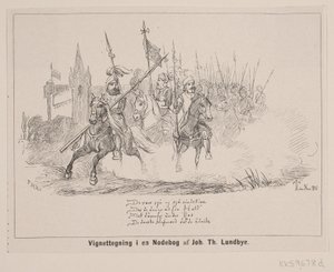 Notalarda vinyet çizimi by F. Hendriksen