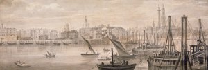 Eski Londra Köprüsü, 1826. by F Jackson