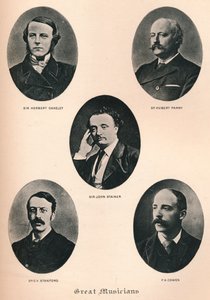Büyük Müzisyenler - Plaka XI, c1880, 1895