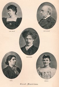 Büyük Müzisyenler - Plaka X., c1880, 1895