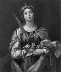 Aziz Catherine, 19. yüzyıl. by F Knolle
