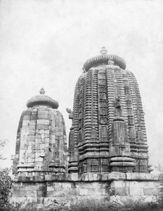 Lingaraj tapınağı, Bhubaneswar, Orissa, Hindistan, 1905-1906