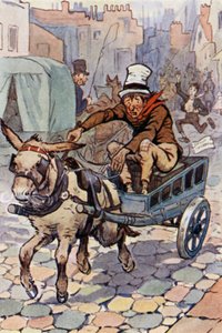 David Copperfield için çizim (renkli taş) by F. M. B. Blaikie