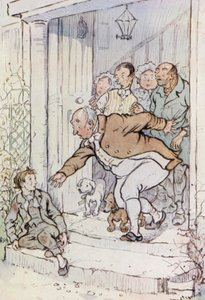 Oliver Twist (renkli taş) için çizim by F. M. B. Blaikie