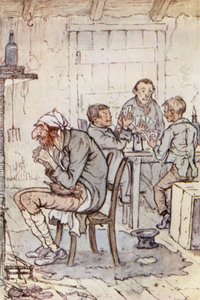 Oliver Twist (renkli taş) için çizim by F. M. B. Blaikie