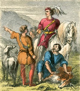 Earl Percy hunting in Chevy Chase