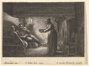 Satir ve Köylü, 1644. by F van den Wyngarde