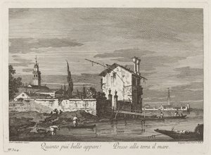 Ne kadar güzel görünürse... by Fabio Berardi after Canaletto