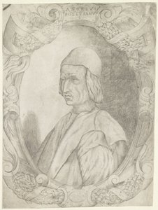Portret van Agnolo Poliziano by Fabio Licinio