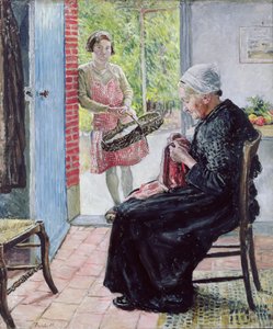 Thatched Kulübede, 1921 by Fairlie Harmar