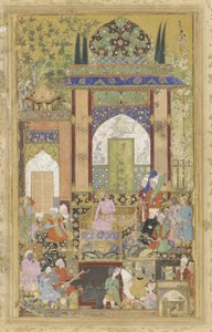 Babür bir saraylı alır, 1580-85