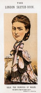 Danimarka Alexandra, Galler Prensesi, 1874.