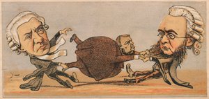 Bay Hawkins, Q.C. & Dr. Kenealy Q.C., 1874 by Faustin