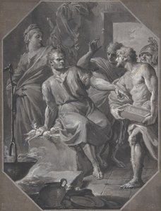 Samnit Elçilerinin Hediyelerini Reddeden Manius Curius Dentatus, 1732-92