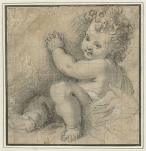 Meryem eli ile İsa çocuk by Federico Barocci
