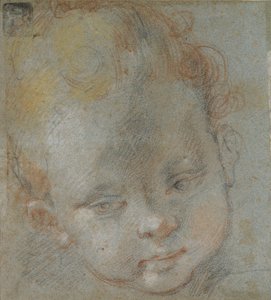 Bir Çocuğun Başı, 16. yüzyılın sonlarında by Federico Barocci