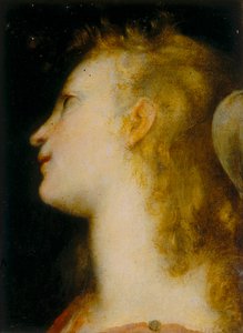 Bir meleğin başı by Federico Barocci
