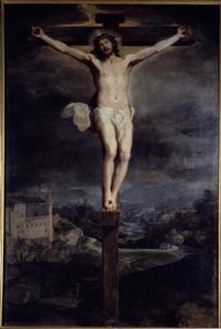 Federico Barocci (Baroccio) (1526/35-1612) tarafından Haç Üzerinde İsa Tablosu, Baroche 1604 Güneşi olarak adlandırılmıştır. 3,74x2,46 m Madrid, Prado Müzesi