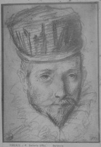 Francesco Maria della Rovere (kağıt üzerinde kırmızı ve siyah tebeşirler) by Federico Fiori Barocci or Baroccio